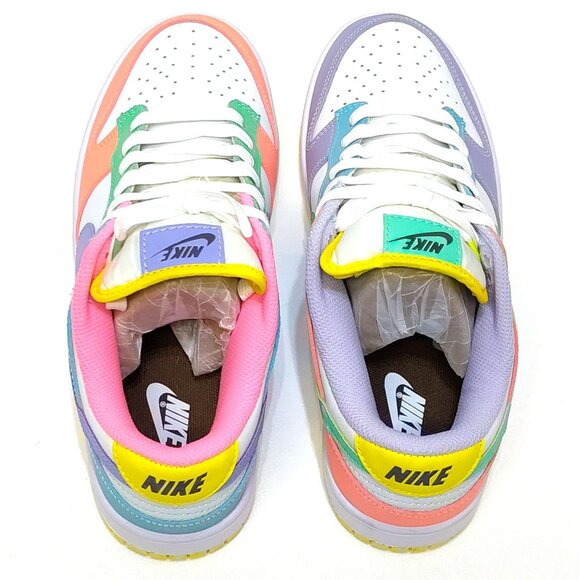 Nike Dunk Low SE Easter Candy Men 8.5 WMNS 10 Multi-Color DD1872-100 Wore Twice! - Picture 7 of 12